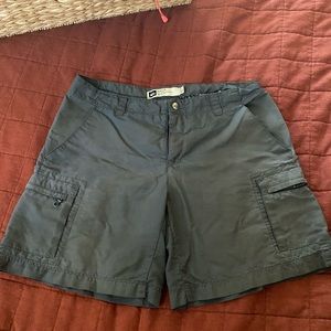 REI gray hiking shorts